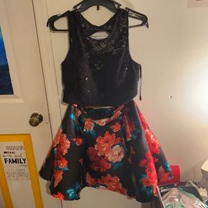 2-piece formal dress